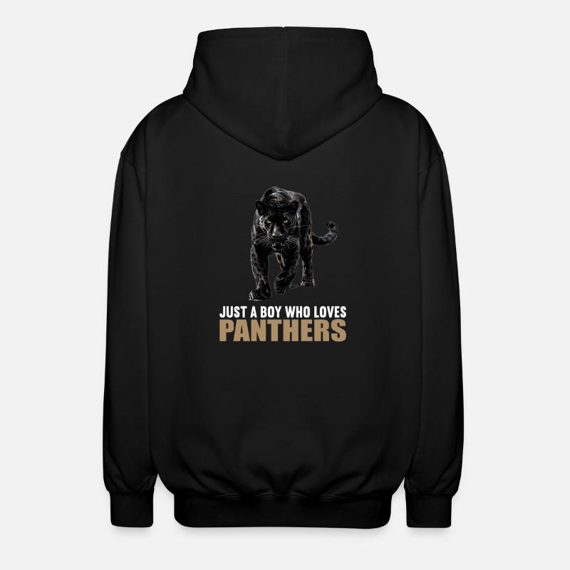 Panthers Panther - Unisex Kapuzenjacke - Schwarz