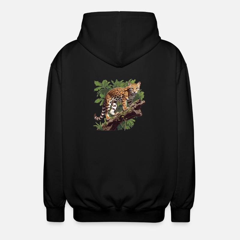 Ocelots Ocelot - Unisex Hooded Jacket - black