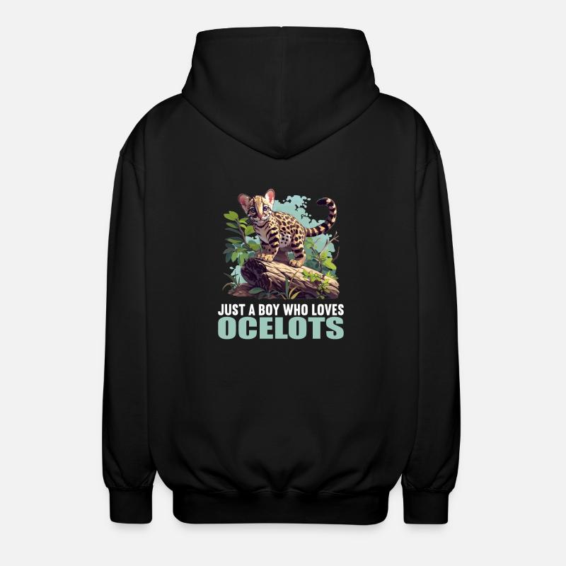 Ocelots Ocelot - Unisex Hooded Jacket - black
