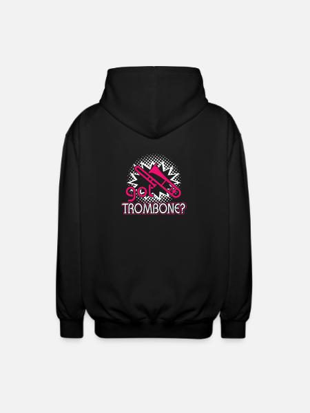 Got Trombone - Unisex Hooded Jacket - black