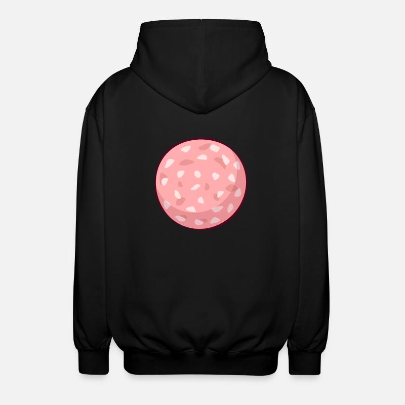 Fleischwurst Kostüm Fleischer Fleisch Wurst - Unisex Kapuzenjacke - Schwarz