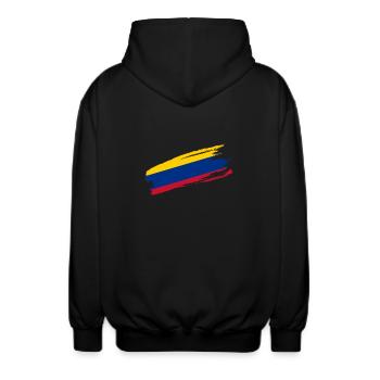 Colombie Colombie Medellín Vacances Bogota Cali - Veste à capuche unisexe - noir - Dos - AI Model Male 185 light (185cm)
