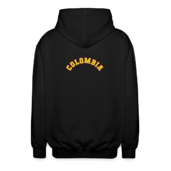 Colombie Colombie Medellín Vacances Bogota Cali - Veste à capuche unisexe - noir - Dos - AI Model Male 185 light (185cm)