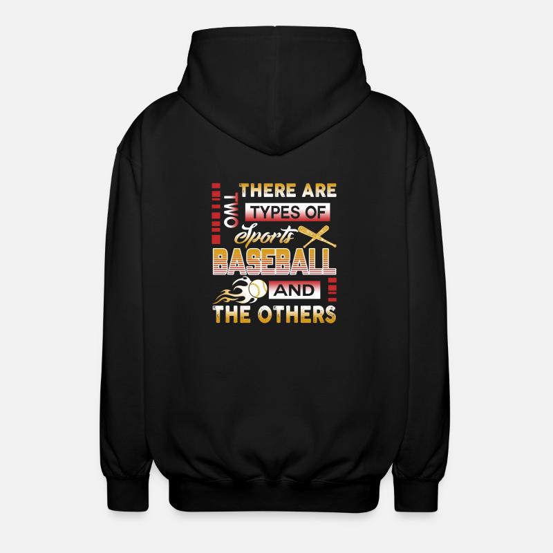 Baseball And The Others - Unisex Hooded Jacket - black