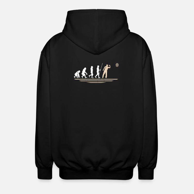 Dart d’art Dart d’évolution - Veste à capuche unisexe - noir