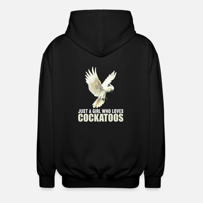 Cacatoès Cacatoès Cacatoès - Veste à capuche unisexe - noir