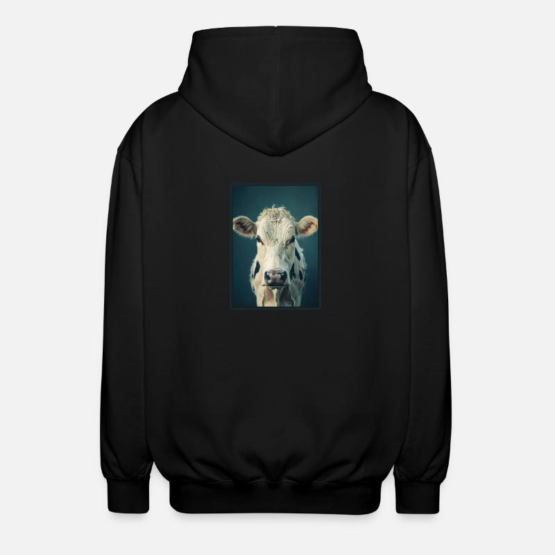 Vaches Vache - Veste à capuche unisexe - noir