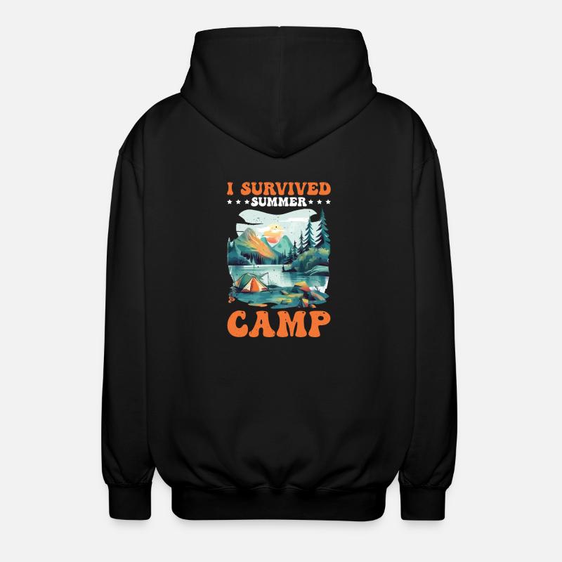 I Survived Summer Camp 5 - Unisex Kapuzenjacke - Schwarz