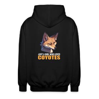 Coyotes Coyote - Veste à capuche unisexe - noir - Dos - AI Model Male 185 light (185cm)