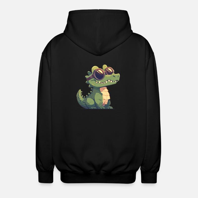 Crocodiles Crocodile - Unisex Hooded Jacket - black