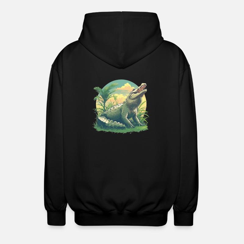 Crocodiles Crocodile - Veste à capuche unisexe - noir