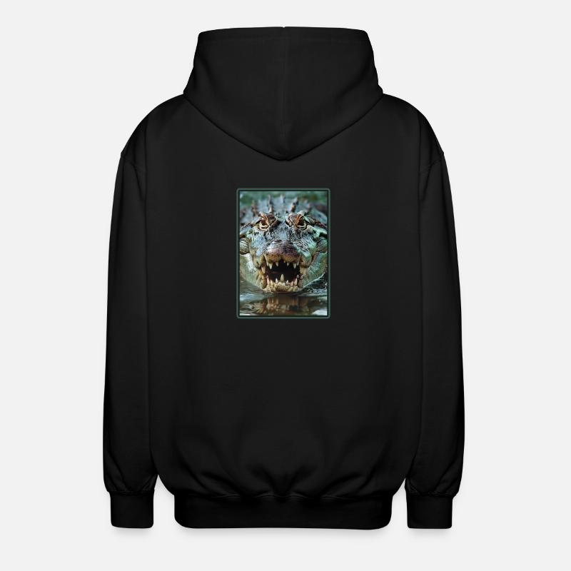 Crocodiles Crocodile - Unisex Hooded Jacket - black