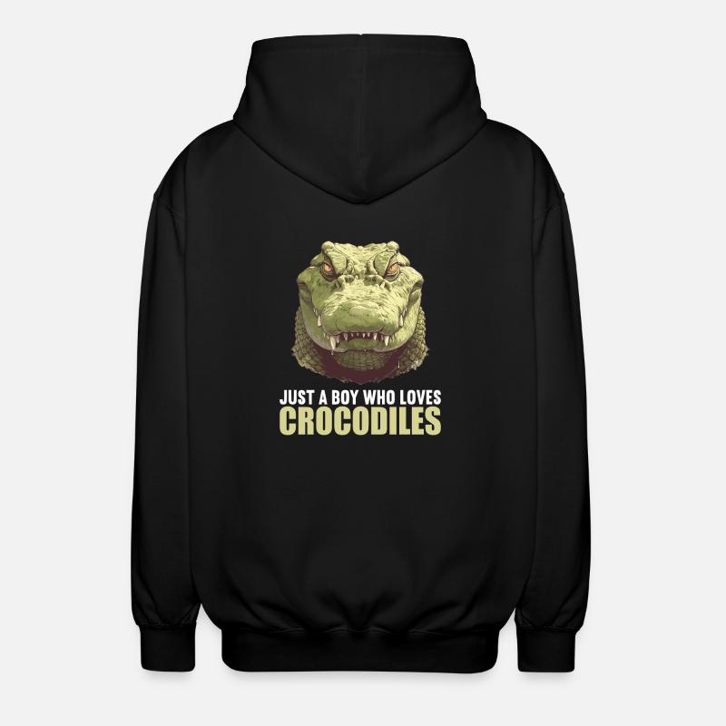 Crocodiles Crocodile - Unisex Hooded Jacket - black