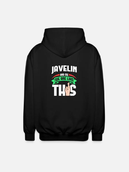 Javelot moi sont comme - Veste à capuche unisexe - noir