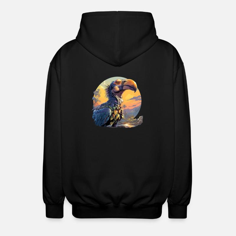 Dodos Dodo - Unisex Hooded Jacket - black