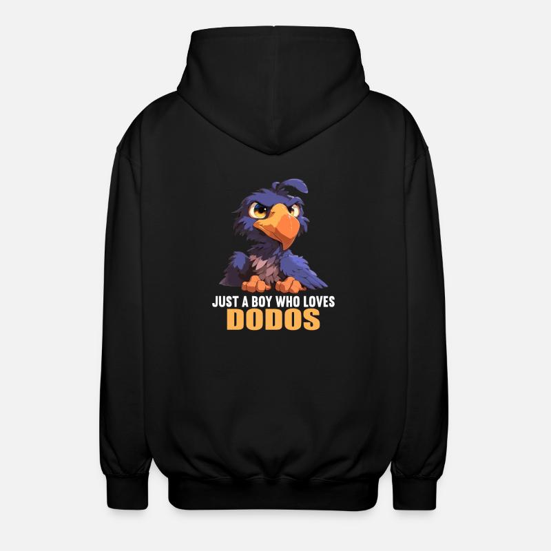 Dodos Dodo - Unisex Kapuzenjacke - Schwarz