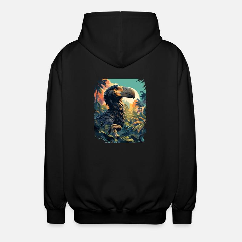 Dodos Dodo - Unisex Hooded Jacket - black