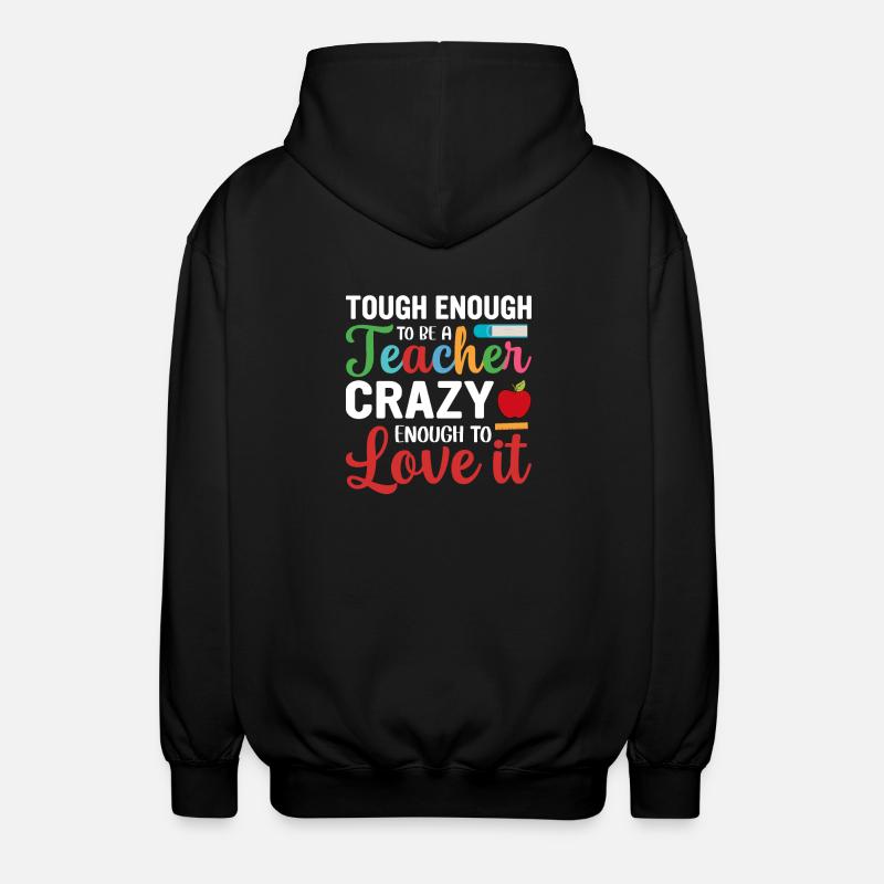 Lehrer - Unisex Kapuzenjacke - Schwarz