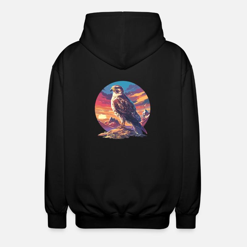 Falcon Falcon - Unisex Hooded Jacket - black