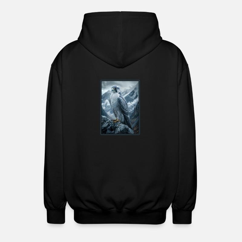 Faucon Faucon - Veste à capuche unisexe - noir