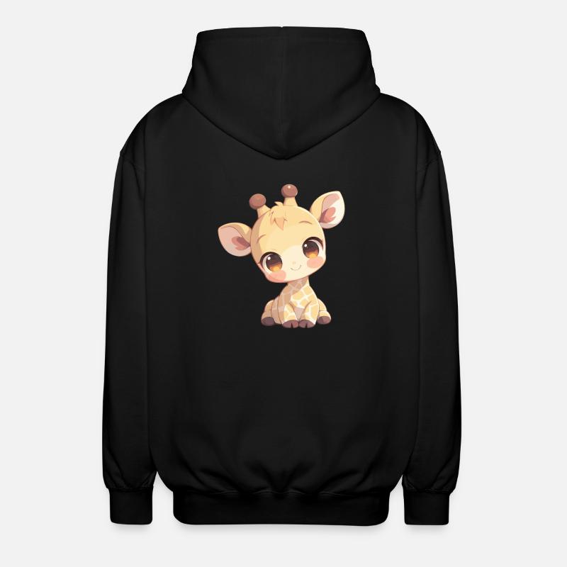 Girafes Girafe - Veste à capuche unisexe - noir