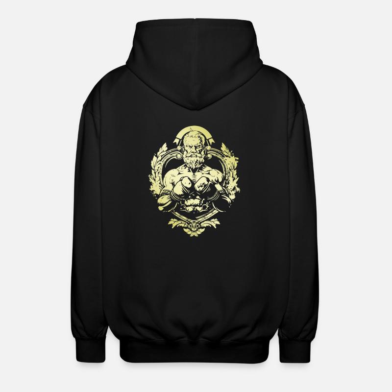 Kämpfer Boxer - Unisex Kapuzenjacke - Schwarz