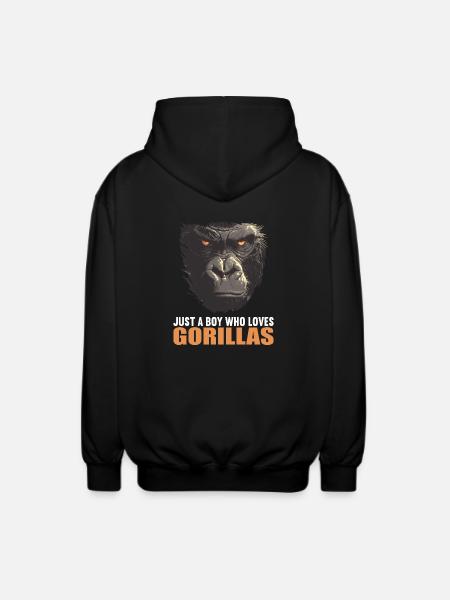 Gorillas Gorilla - Unisex Hooded Jacket - black