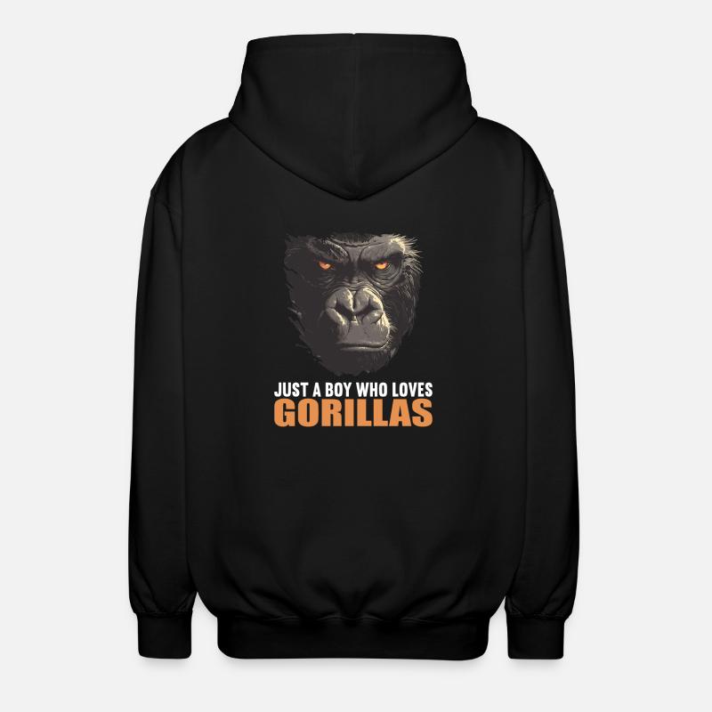 Gorillas Gorilla - Unisex Hooded Jacket - black