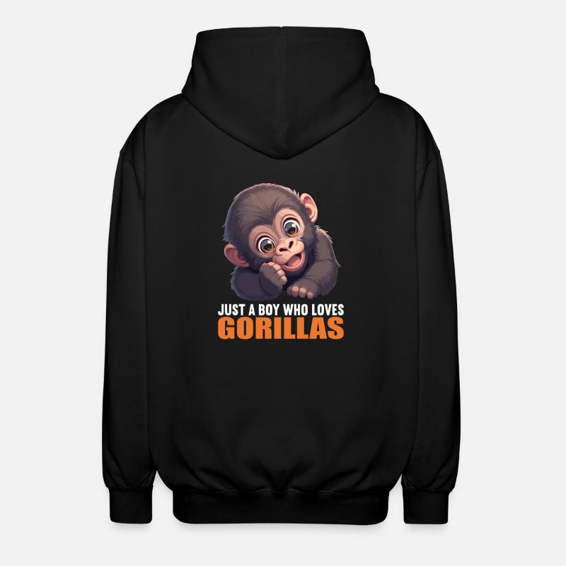 Gorillas Gorilla - Unisex Hooded Jacket - black