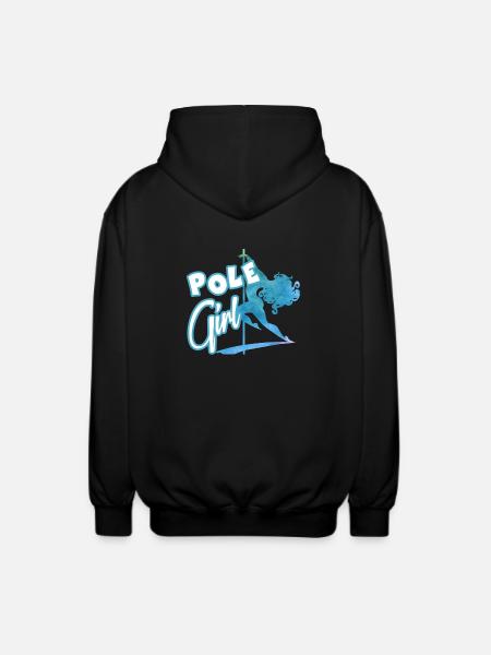 Pole Dancer Pole Girl - Unisex Hooded Jacket - black