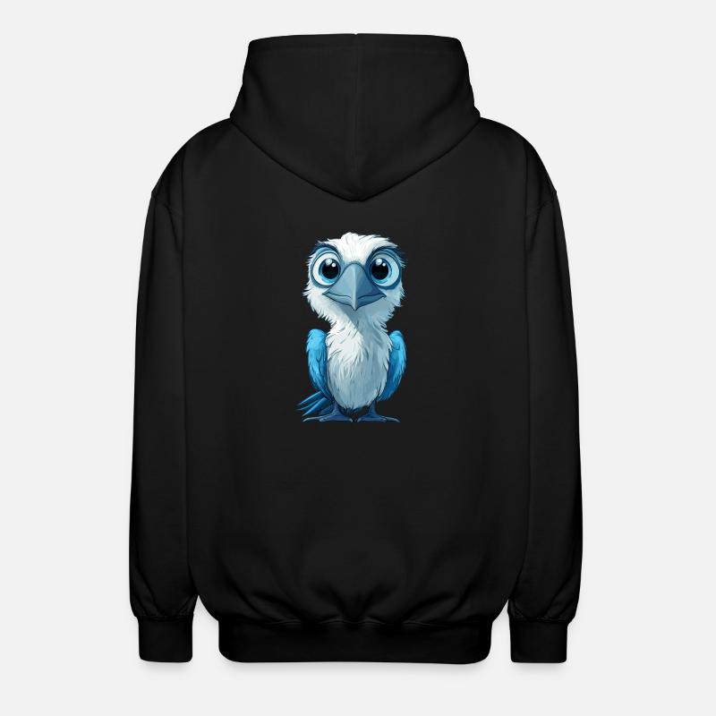 Fou à pieds bleus - Veste à capuche unisexe - noir