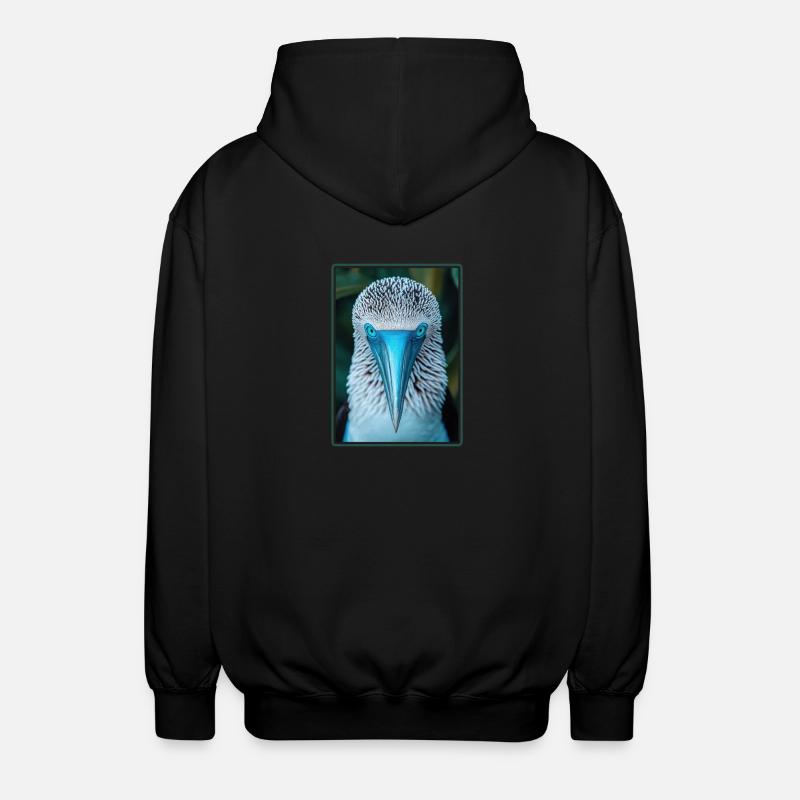 Fou à pieds bleus - Veste à capuche unisexe - noir