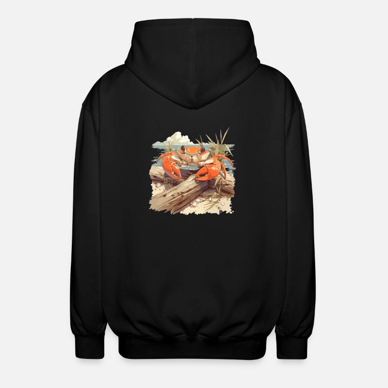 Crabe Crabe - Veste à capuche unisexe - noir