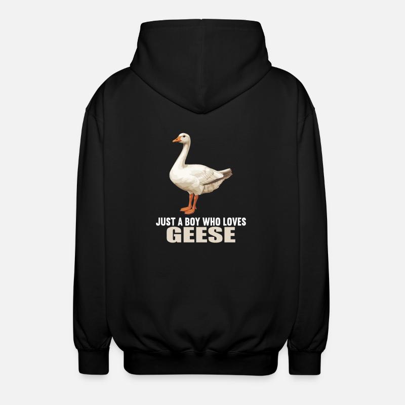 oies oies - Veste à capuche unisexe - noir
