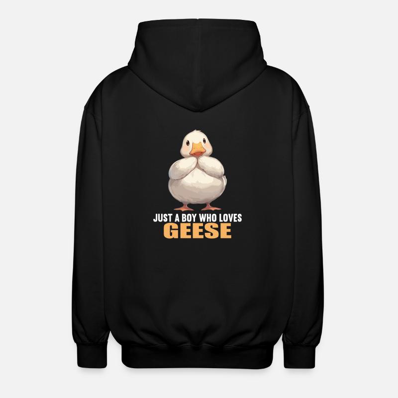 oies oies - Veste à capuche unisexe - noir