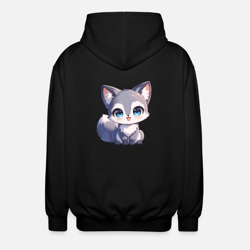 Graufüchse Graufuchs - Unisex Kapuzenjacke - Schwarz