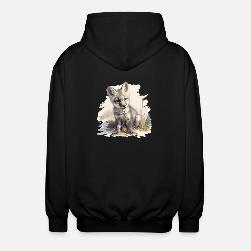 Graufüchse Graufuchs - Unisex Kapuzenjacke - Schwarz