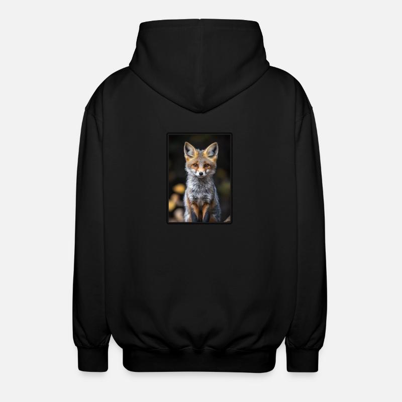 Graufüchse Graufuchs - Unisex Kapuzenjacke - Schwarz