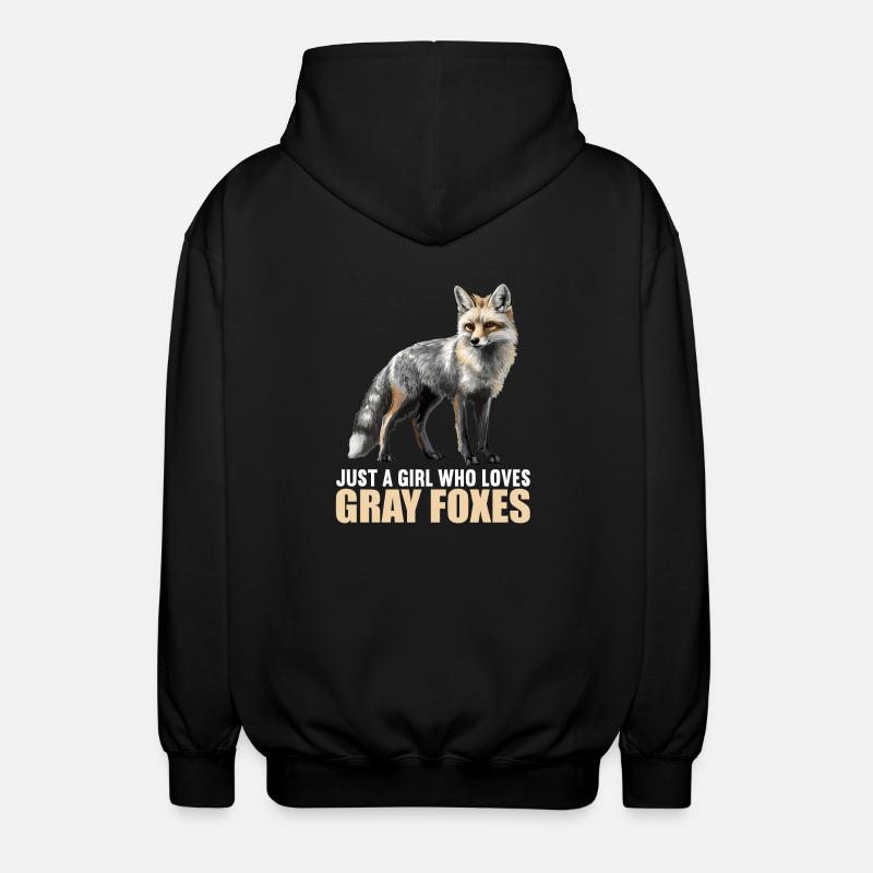 Graufüchse Graufuchs - Unisex Kapuzenjacke - Schwarz