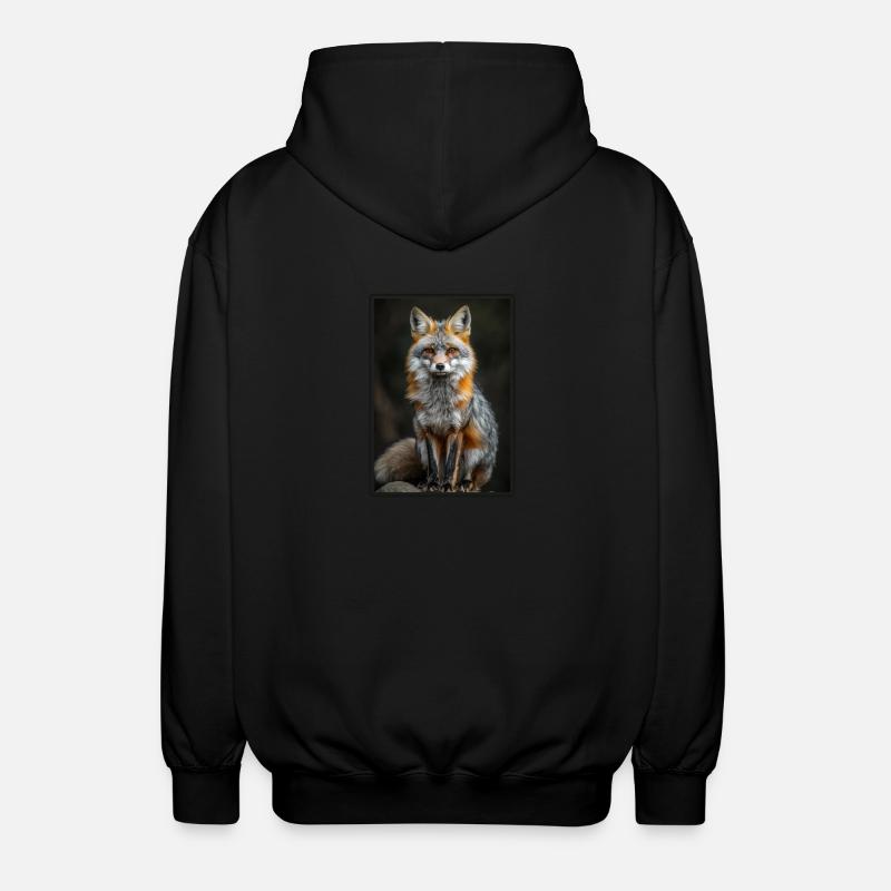 Graufüchse Graufuchs - Unisex Kapuzenjacke - Schwarz
