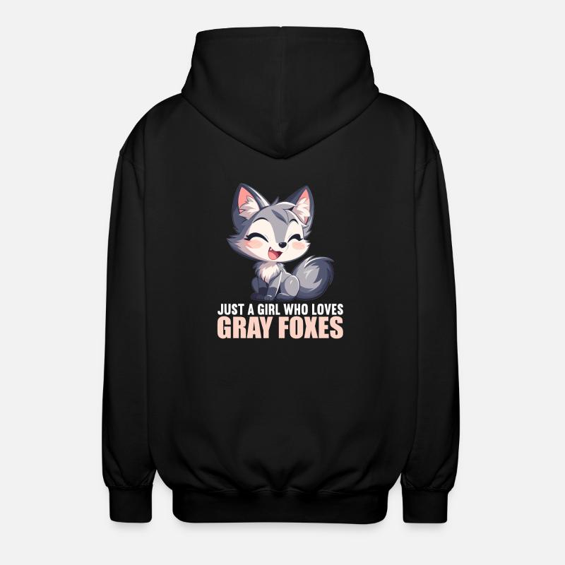 Graufüchse Graufuchs - Unisex Kapuzenjacke - Schwarz