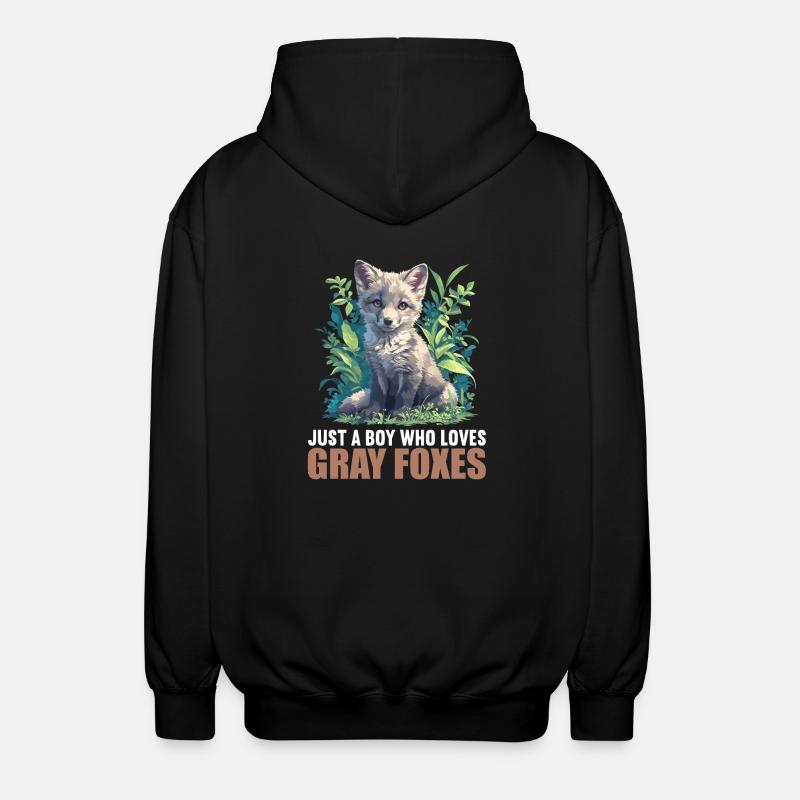 Graufüchse Graufuchs - Unisex Kapuzenjacke - Schwarz