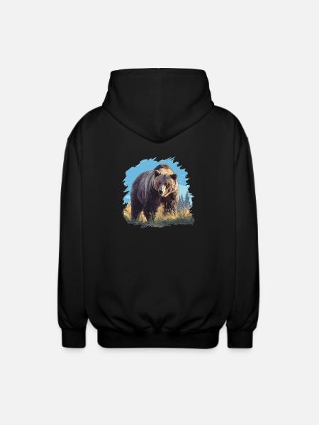 grizzly bears Grizzly bear - Unisex Hooded Jacket - black