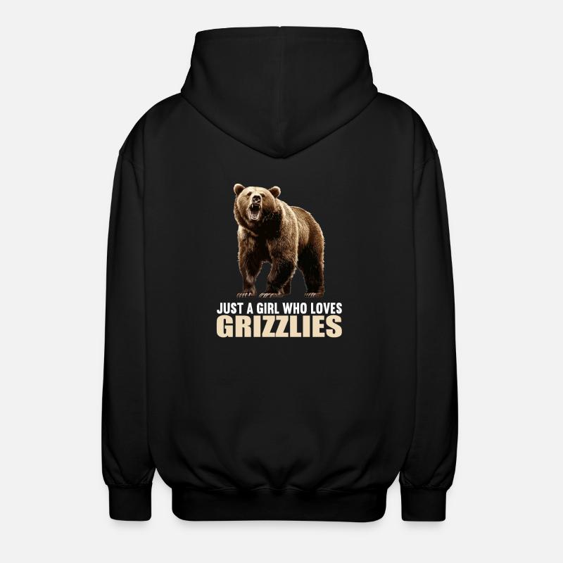 grizzly bears Grizzly bear - Unisex Hooded Jacket - black