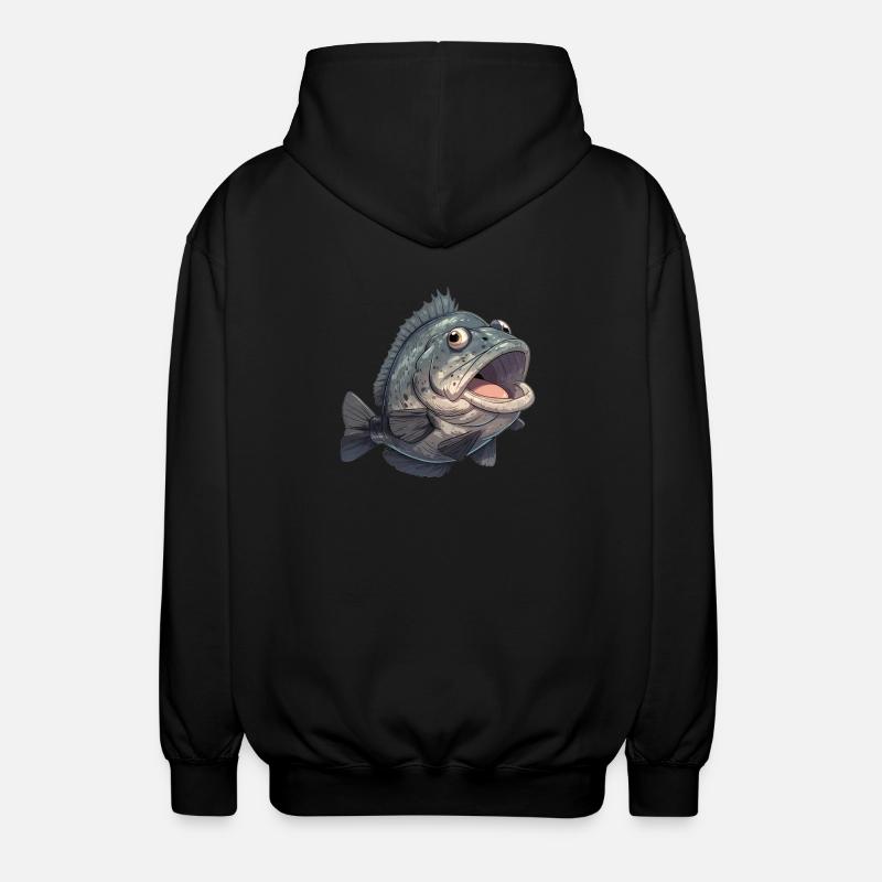 groupers grouper - Unisex Hooded Jacket - black