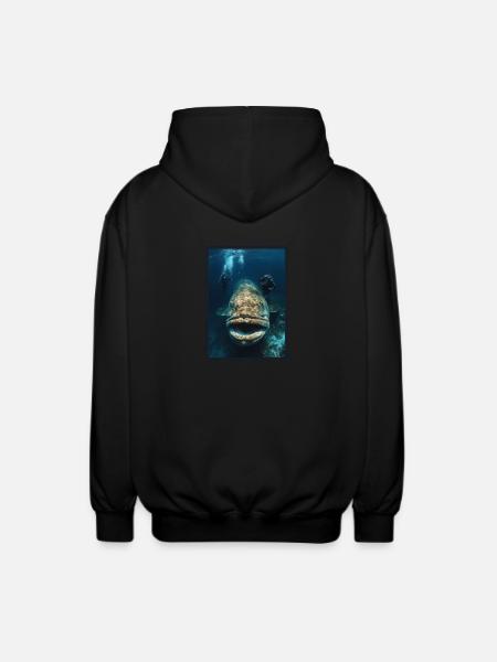 mérou mérou - Veste à capuche unisexe - noir