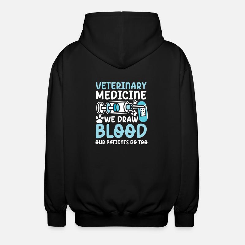 Veterinary Medicine - Unisex Kapuzenjacke - Schwarz