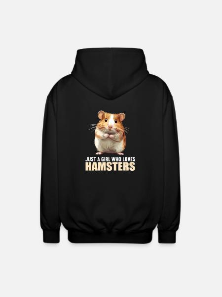 Hamster - Veste à capuche unisexe - noir