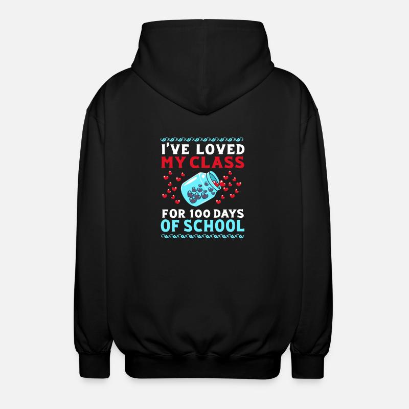 Middle School Teachers - Unisex Hooded Jacket - black