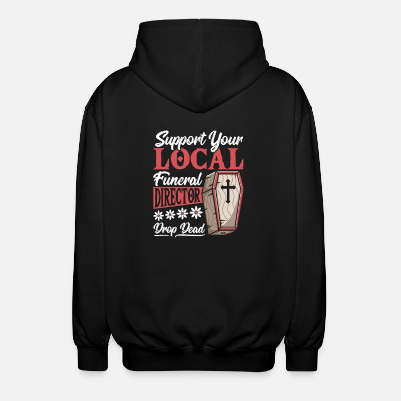 Soutenez votre section locale - Veste à capuche unisexe - noir